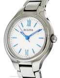 Bulova Womens Classic Watch - Silver / White Dial - Stainless Steel Bracelet - 96L215A_6ac84ac2-f8bc-4f79-89fe-c2203a837f63