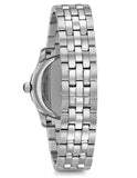 Bulova Womens Diamond Heart Watch - White MOP Dial - Stainless Steel Bracelet - 96P182B