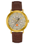 Bulova Ladies Frank Lloyd Wright SC Johnson Building Watch - Gold-Tone - Leather - 97A117