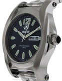 Reactor Mens Curie Watch - Stainless - Bracelet - Black Dial - Day/Date - 200m - 98011A