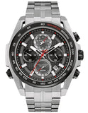 Bulova Mens Precisionist UHF Tachymeter Chronograph - Stainless - Black Dial - 98B270