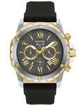 Bulova Mens Marine Star - Two-Tone - Black Strap - Grey DIal - 100m - Date - 98B277_bf1aa1c0-fe66-4e94-be4a-5adec7baa49b