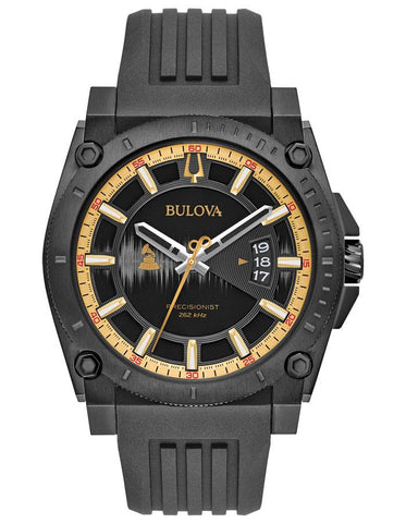 Bulova Special Edition Grammy Precisionist - Black Case - Silicone Strap - Date - 98B294_8dd7d5ec-ec85-486d-91e5-a3bc5ea7169d