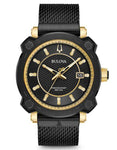 Bulova Mens Special GRAMMY Edition Precisionist Watch - Black Metal - Mesh - 98B303_002a529c-be00-44f1-b6d5-0be128e808ea