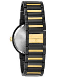 Bulova Mens Classic - Black Stainless Steel - Two-Tone - Bracelet - Day/Date - 98C124B