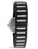 Bulova Men's Dual Time Diamond Dress Watch - Black & Silver-Tone - Date - 98D109B