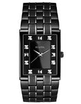 Bulova Mens Diamond - Black Stainless Case & Bracelet - Black Dial - 30 m - 98D111