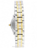 Bulova Ladies Crystal Two-Tone Sport Watch - White Mother-of-Pearl Dial - 98L135B