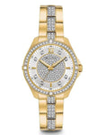 Bulova Womens Crystal Dress Watch - Gold-Tone - Bracelet - Silver Crystal Dial - 98L228_354e77f4-b459-4b66-b382-279b3f0e1f54