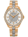 Bulova Womens Crystal Dress Watch - Rose-Tone - Bracelet - Silver Crystal Dial - 98L229_e9c8e059-a299-4991-932d-467cb99c3965