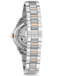 Bulova Womens Diamond Automatic - Two-Tone - Open Heart MOP Dial - Stainless - 98P170B