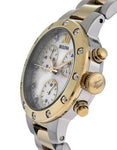 Bulova Ladies Diamond Maiden Lane Chrono - Mother Pearl - Silver/Gold Tone Case - 98R209A