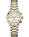 Bulova Ladies Diamond Maiden Lane Chrono - Mother Pearl - Silver/Gold Tone Case - 98R209