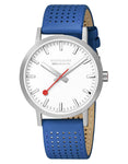 Mondaine Womens Classic Watch - Stainless Steel - White Dial -Blue Leather Strap - A660.30360.16SBDA_cb3c60e5-83e1-461f-9169-420313cab5e1