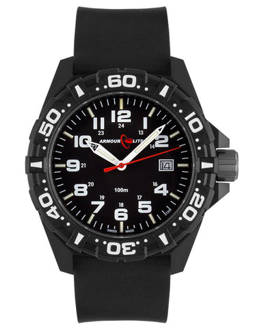 ArmourLite Operator Series Mens Watch - Carbon Fiber Case - Dive Bezel - White - AL1501_56b3ece8-8aa1-4f8d-bb5f-5e9827e9bb01