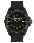 ArmourLite Operator Series Mens Watch - Carbon Fiber Case - Dive Bezel - Green - AL1503