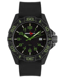 ArmourLite Operator Series Mens Watch - Carbon Fiber Case - Dive Bezel - Green - AL1503