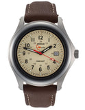 ArmourLite Field Series Mens Watch - Stainless - Leather Strap - Date - 100m - AL303