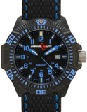 ArmourLite Caliber Series - Blue Accent - Nylon Strap - Tritium - Date - 200m - AL601_f714025b-792a-41ce-85ca-4df50563a102