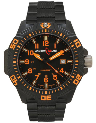 ArmourLite Caliber Series - Orange - PVD Bracelet - Tritium - Date - 200m - AL622_99ab161f-ee40-43ed-96f1-60c9c39b9cc4