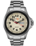 ArmourLite Officer Field Series - Beige Dial - Stainless Steel Case & Bracelet - AL815