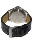 ArmourLite Mens Officer Series Watch - Black Leather Strap - Day/Date - 100m - AL825B