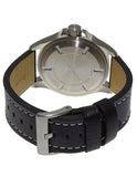 ArmourLite Mens Officer Series Watch - Black Leather Strap - Day/Date - 100m - AL825B