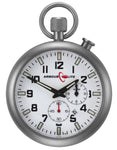 ArmourLite Alarm Clock Pocket Watch With Stand - White Dial - Stainless Steel - ALPW01_04666ffb-c496-4c30-b782-d33e7c798d85