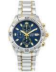 Citizen Quartz Mens Two-Tone Chronograph - Blue Dial - Bracelet - Date Display - AN3394-59L_c46b7bf4-7d75-41e9-8f0e-91da67655be7