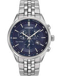 Citizen Eco-Drive Mens Dress Chrono - Blue Dial - Stainless Case & Bracelet - AT2141-52L_6913845a-3bc6-4445-9802-ce13edd9360a