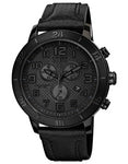 Citizen DRIVE BRT 3.0 Mens  All-Black Chronograph - Leather Strap - 100M WR - AT2205-01E