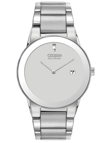 Citizen Eco-Drive Axiom Mens Dress Watch - Gray Dial - Steel Case and Bracelet - AU1060-51A_76cf16fa-b730-4f54-bab7-f56e2a9802be