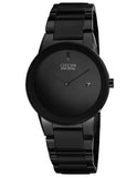 Citizen Eco-Drive Axiom Mens Watch - Black Dial&#44; Case and Bracelet - Date - AU1065-58E