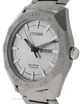 Citizen Eco-Drive Mens Super Titanium Watch - Bracelet - Day/Date - 100m - AW0060-54AA