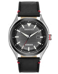 Citizen DRIVE WDR Mens Watch - Black & Stainless - Black Dial - Date - Leather - AW1148-09E