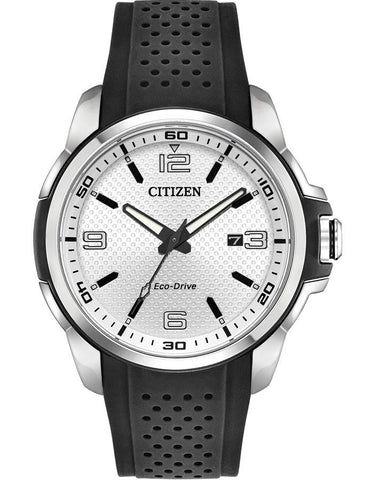 Citizen DRIVE AR Mens Sport Watch - Silver Dial - Chroma Finish - Date - Strap - AW1150-07A_a3ee413f-d708-4b91-9f87-33fb54cdff72