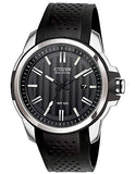 Citizen DRIVE Mens AR2.0 Sport Watch - Black Dial and Chroma Finish - Strap - AW1150-07E