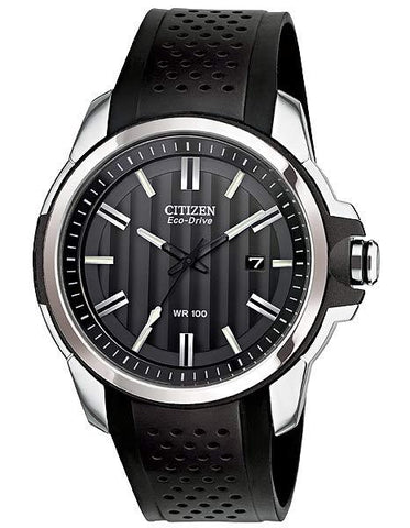 Citizen DRIVE Mens AR2.0 Sport Watch - Black Dial and Chroma Finish - Strap - AW1150-07E