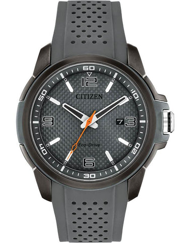 Citizen DRIVE AR Mens Sport Watch - Gray Dial - Gray Stainless - Date - Strap - AW1157-08H