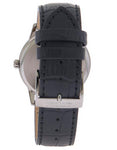 Citizen Mens Eco-Drive Strap Watch - Silver-tone Case and Dial -  Black Strap - AW1236-03AC