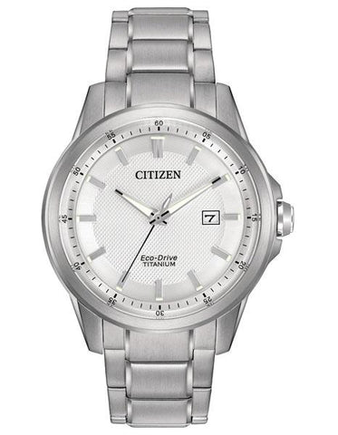 Citizen Eco-Drive Mens Super Titanium Sport Watch - Whtie Dial - Date - Bracelet - AW1490-50A_7f6d7e5a-15ce-476d-a0b8-1caad49e7bbe