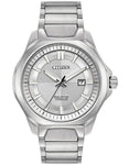 Citizen Eco-Drive Mens Titanium Watch - Silver-Tone Dial - Bracelet - Date - AW1540-88A_5bf96759-3a7e-48df-8ccd-37707dd5a7c3