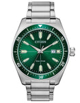 Citizen Eco-Drive Vintage Brycen Sport - Stainless Steel - Date - Bracelet - AW1598-70X