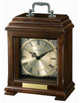 Bulova Document Table Clock - Solid Hardwood - Metal Dial - Engraving Plate - B1532