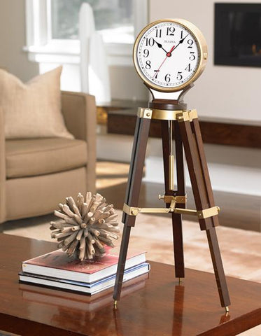 Bulova Rowayton Mantel Clock - Tripod - Harmonic 2 Triple Chime Movement - B1656_7caa9c7c-357c-474d-9738-47b79fddf82e