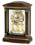 Bulova Valeria - Skeleton Pendulum Mantel Clock - Solid Wood Case - B2026