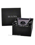 Bulova Executive Desk Clock  - Smart Phone Holder or Business Card Holder - B5004C