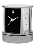 Bulova President Desk Clock & Weather Station - Thermometer - Picture Holder - B5006_d375b313-c0fc-47d2-a2a8-994623c2dd92