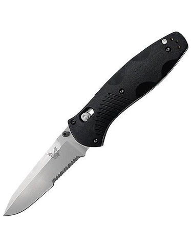 Benchmade Barrage - 3.60 Inch Serrated Stainless Steel Blade - Spring-Assisted - B580S