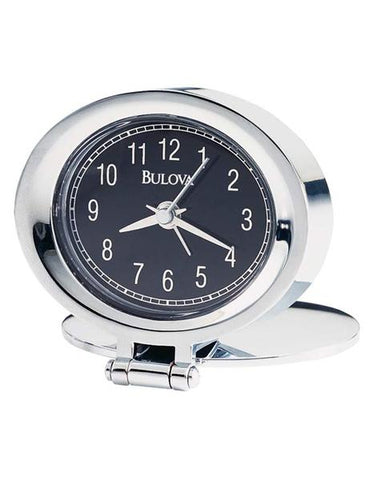 Bulova Adamo Travel Alarm Clock - Metal Case with Chrome Finish - B6842_02ce0bc9-7cf0-43f4-9d23-9ecf5f3dc42e